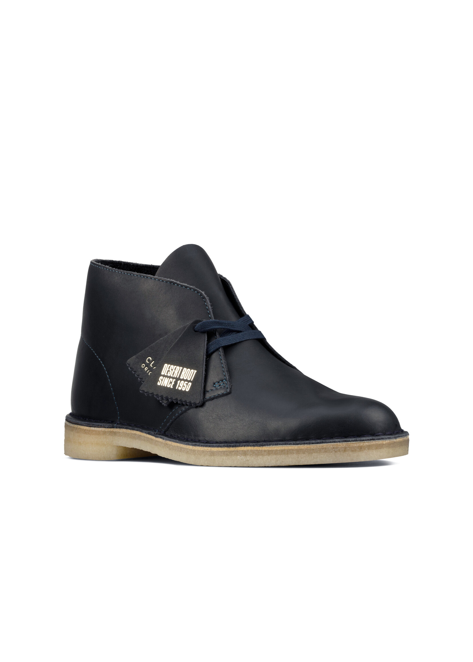 Clarks Originals Men's Desert Boot Navy Blue Leather 26182826