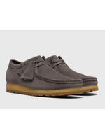 Clarks Mens Originals Icon Wallabee RB Grey Suede 26183095