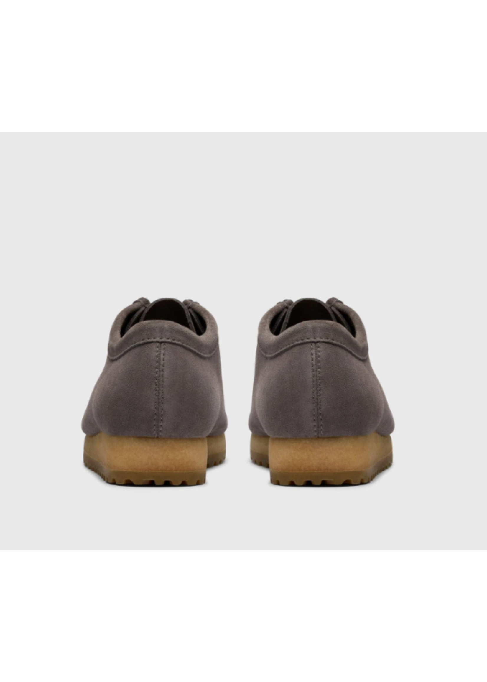 Clarks Mens Originals Icon Wallabee RB Grey Suede 26183095