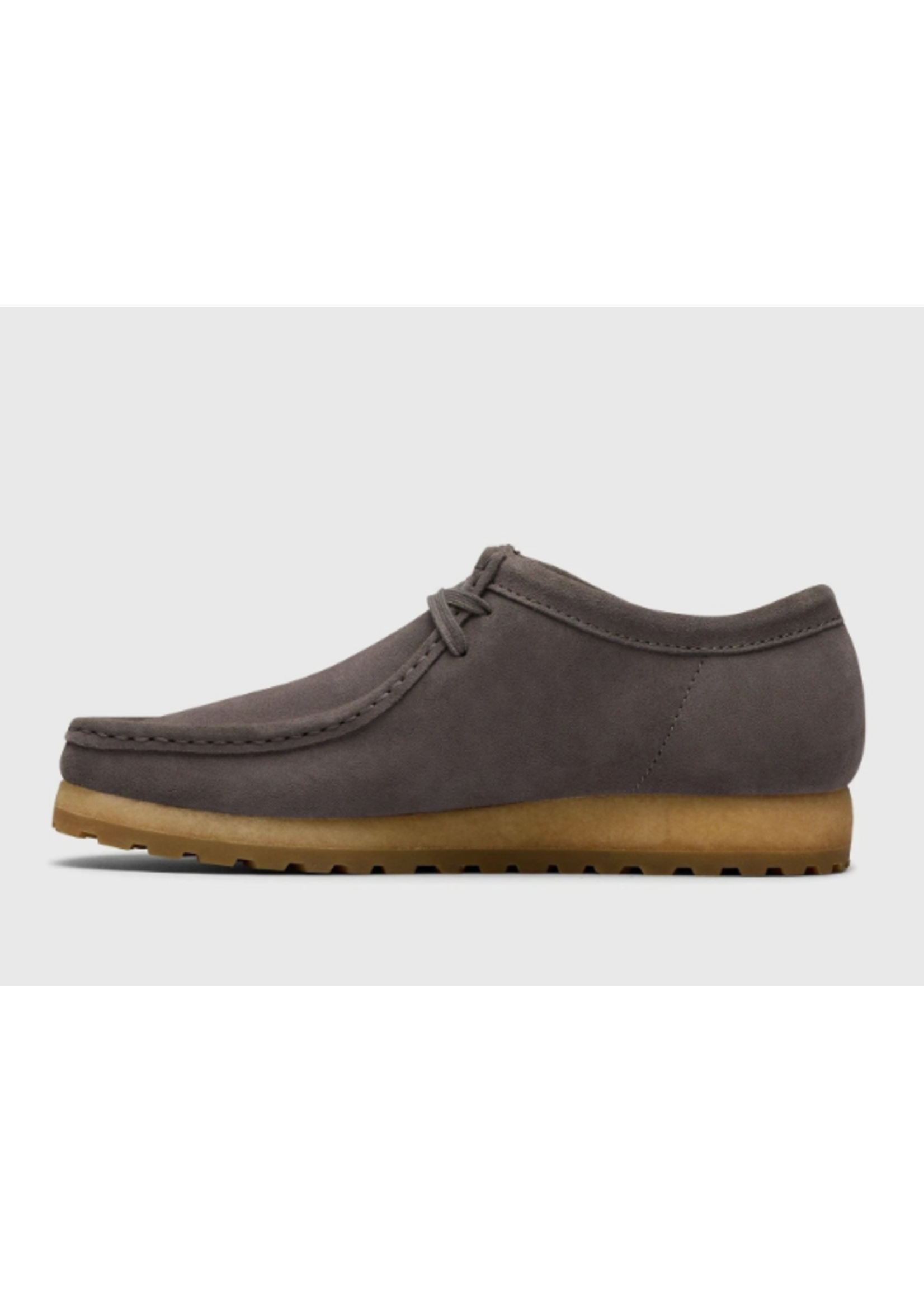Clarks Mens Originals Icon Wallabee RB Grey Suede 26183095