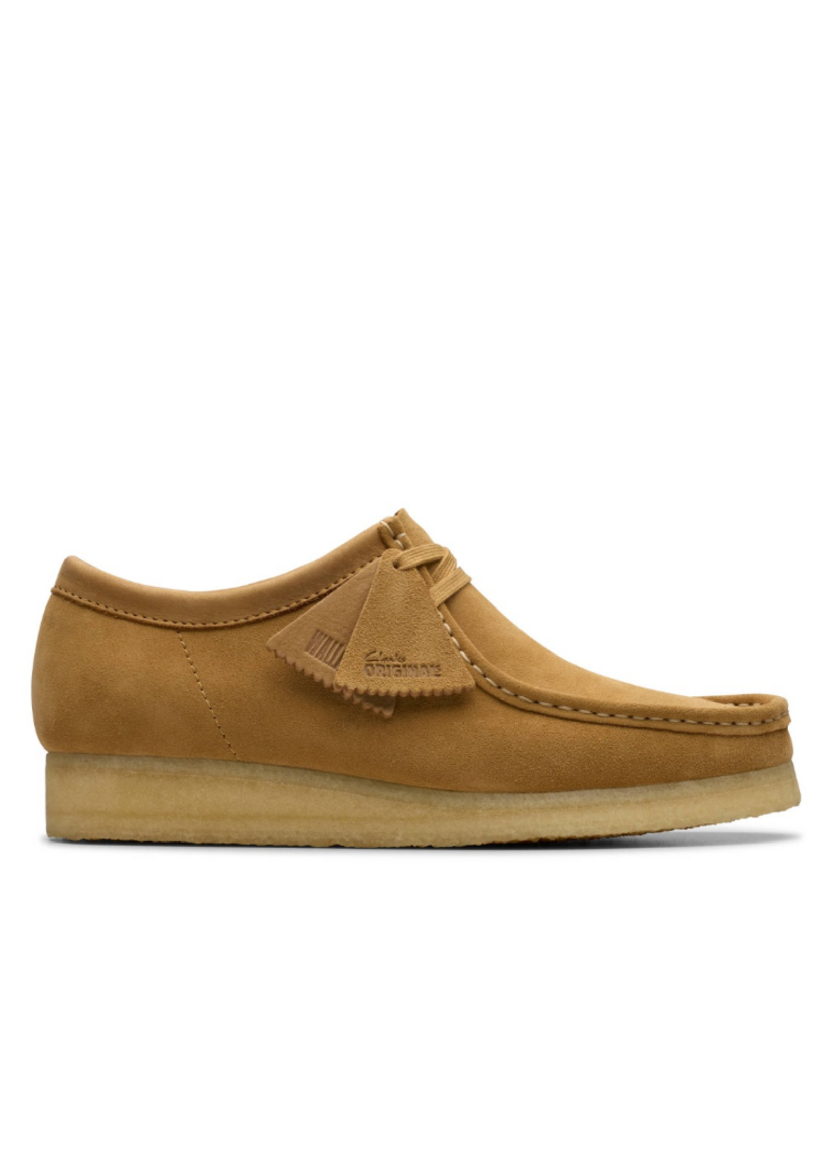 Clarks Mens Originals Icon Wallabee Mid Tan Suede 26180198