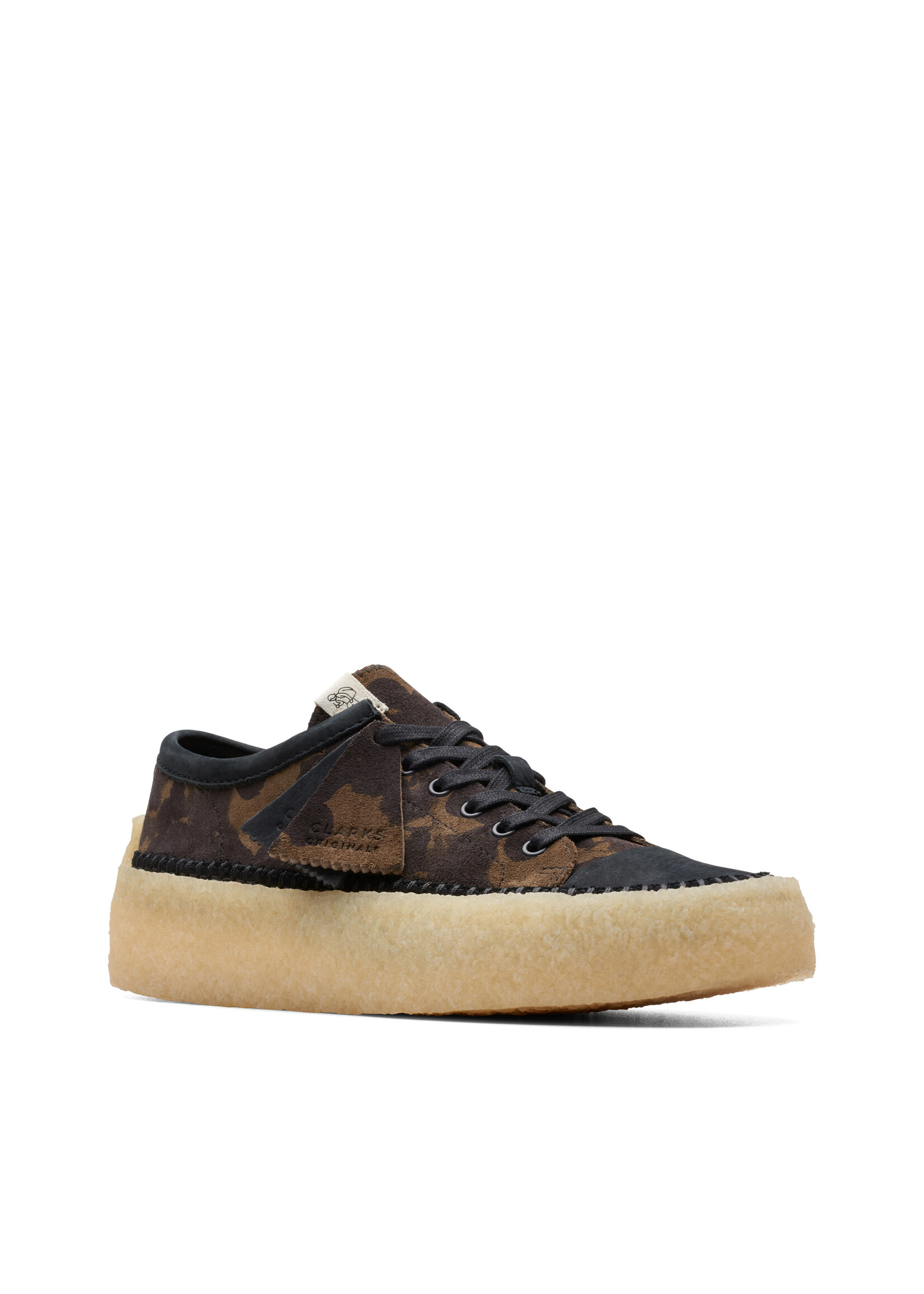Clarks Mens Originals Caravan Low Black/Khaki Floral | 26174026