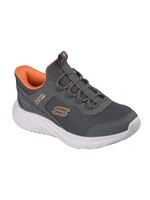 Skechers Boy's Hands Free Slip-ins: Bounder Pro Kids' Athletic Sneakers 404208L Charcoal Machine Washable