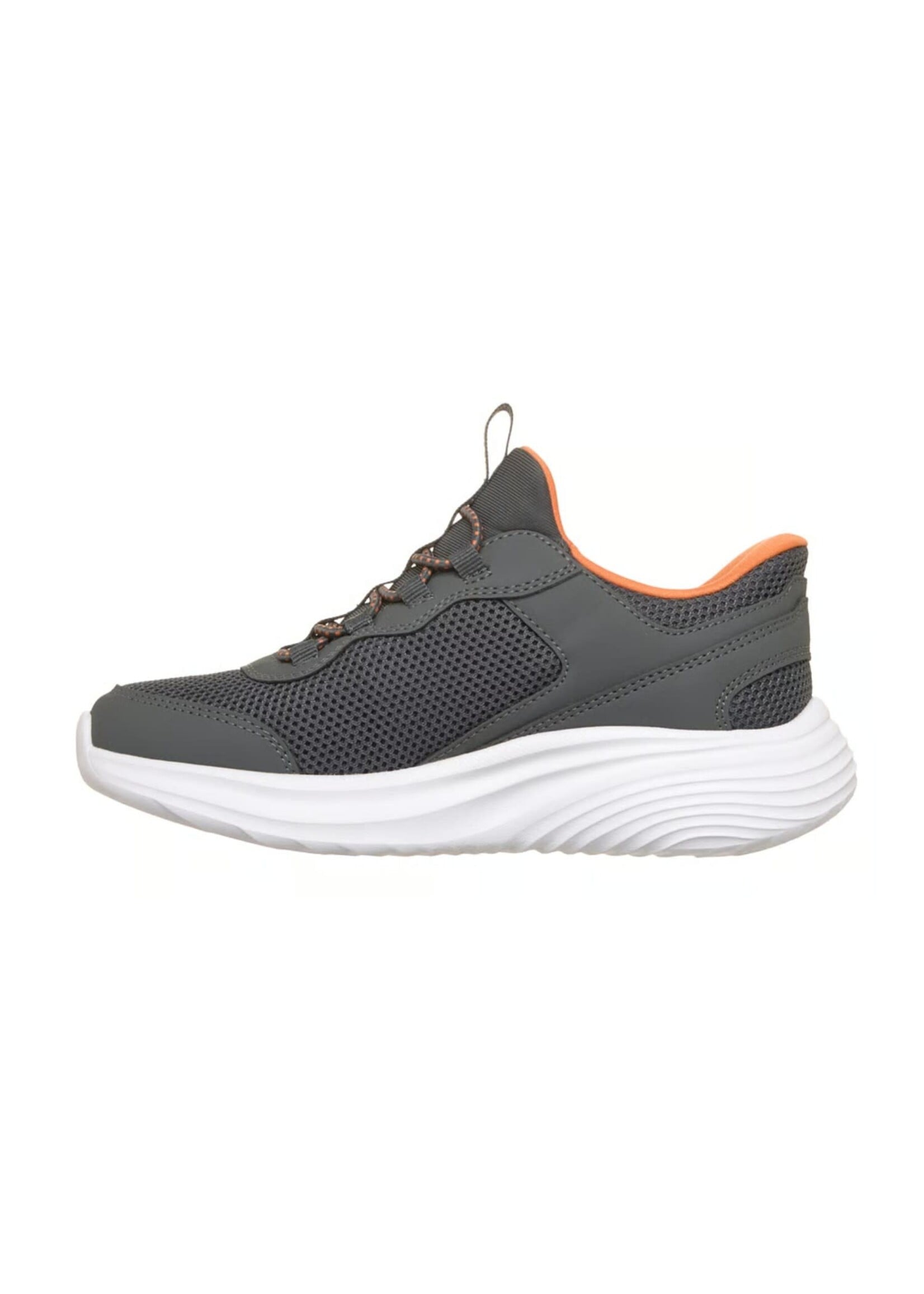 Skechers Boy's Hands Free Slip-ins: Bounder Pro Kids' Athletic Sneakers 404208L Charcoal Machine Washable