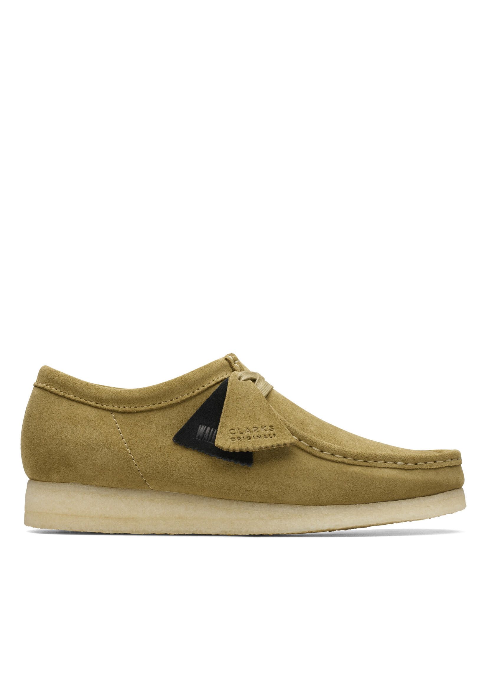 Clarks Wallabee Mens Originals Shoes Mid Green Suede| 26173640