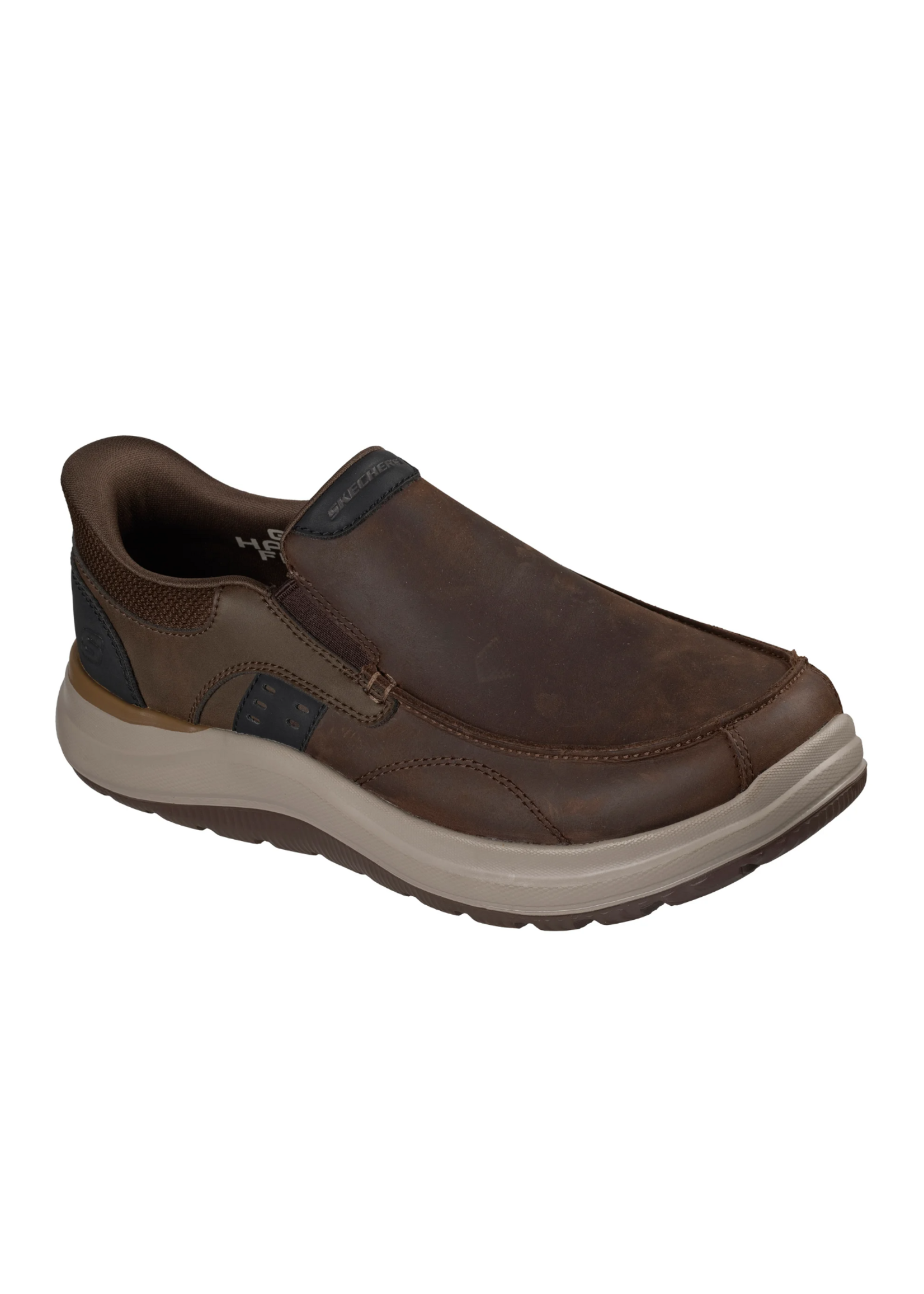 Skechers Men’s Hands Free Slip-ins Relaxed Fit: Altman - Prospect Leather Slip-On Shoes (205844/COC)