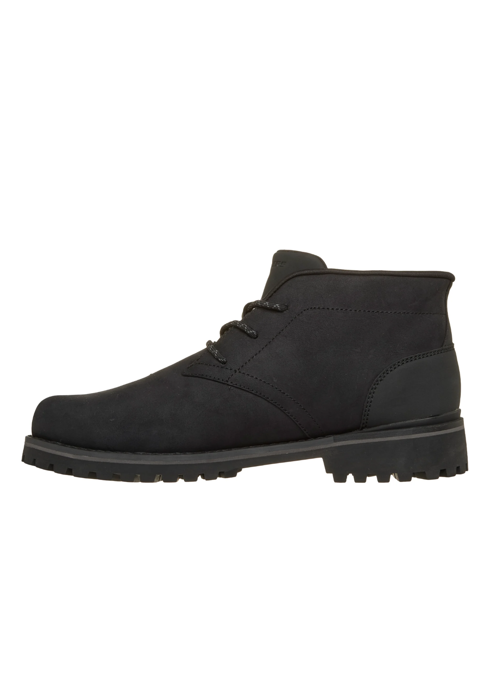 Skechers Men’s Hands Free Slip-ins Relaxed Fit: Quintero - Damien Leather Memory Foam Casual Ankle Boots (205903/BBK)