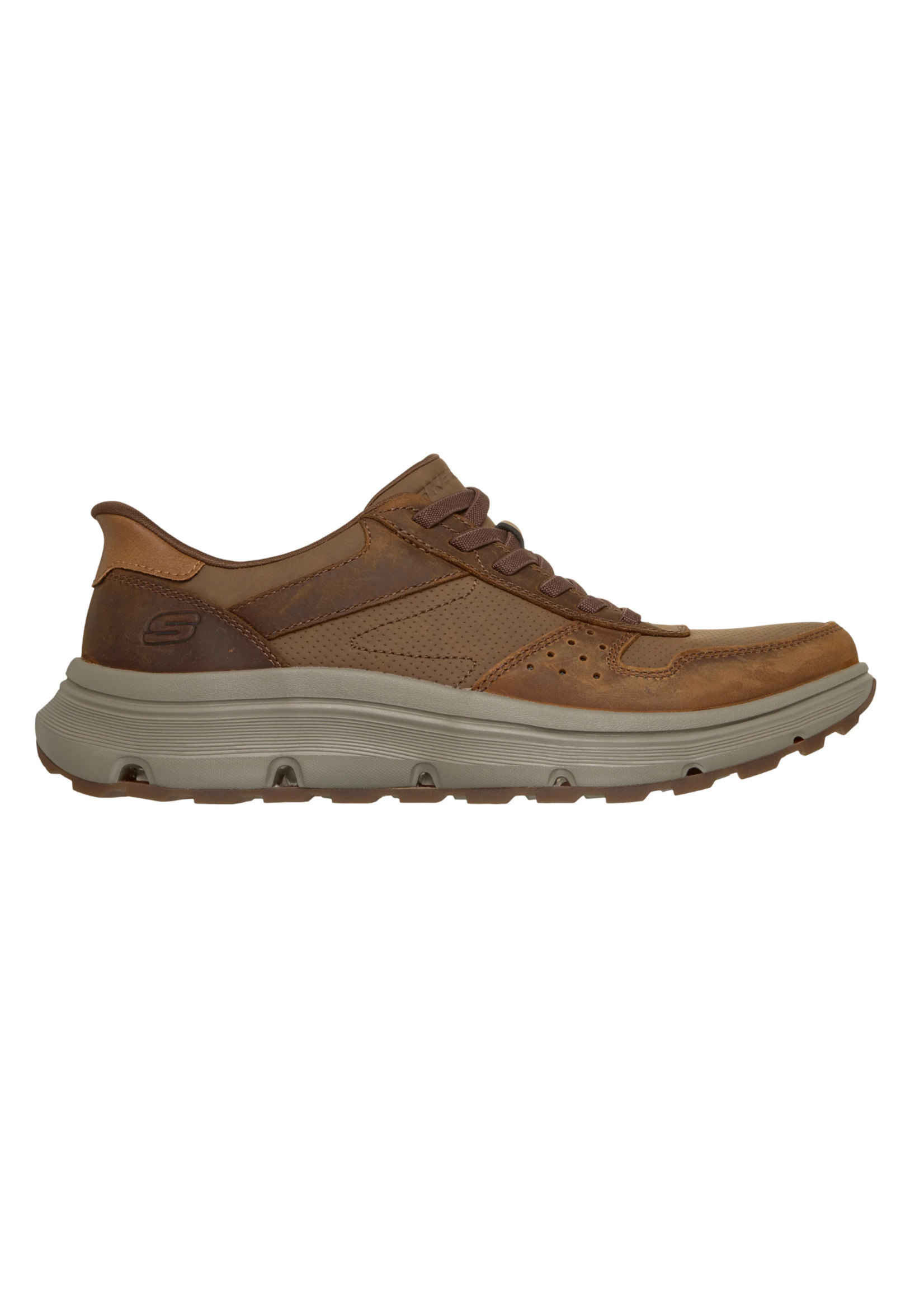 Skechers Men's Slip-ins Relaxed Fit: Garza Ultra - Tyrell Dark Brown (205867 CDB)