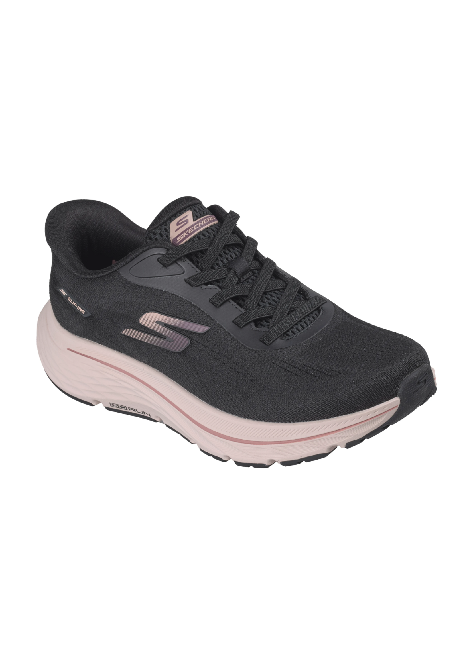 Skechers Women's  Slip-ins: GO RUN Consistent 3 - Flowen  Black (129059 BLK)