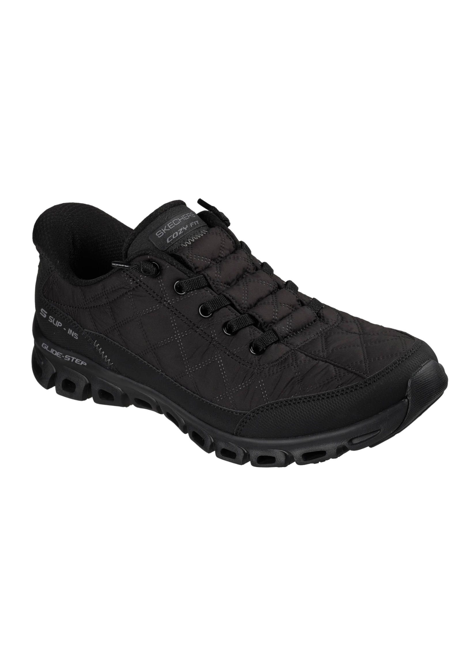 Skechers Women’s Hands Free Slip-ins Glide-Step: Cozy Fit At Ease Comfortable Walking & Casual Sneakers (104556/BBK)