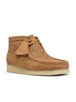 Clarks Men’s Wallabee Boot Light Tan Embossed Natural pebble crepe sole 26329326