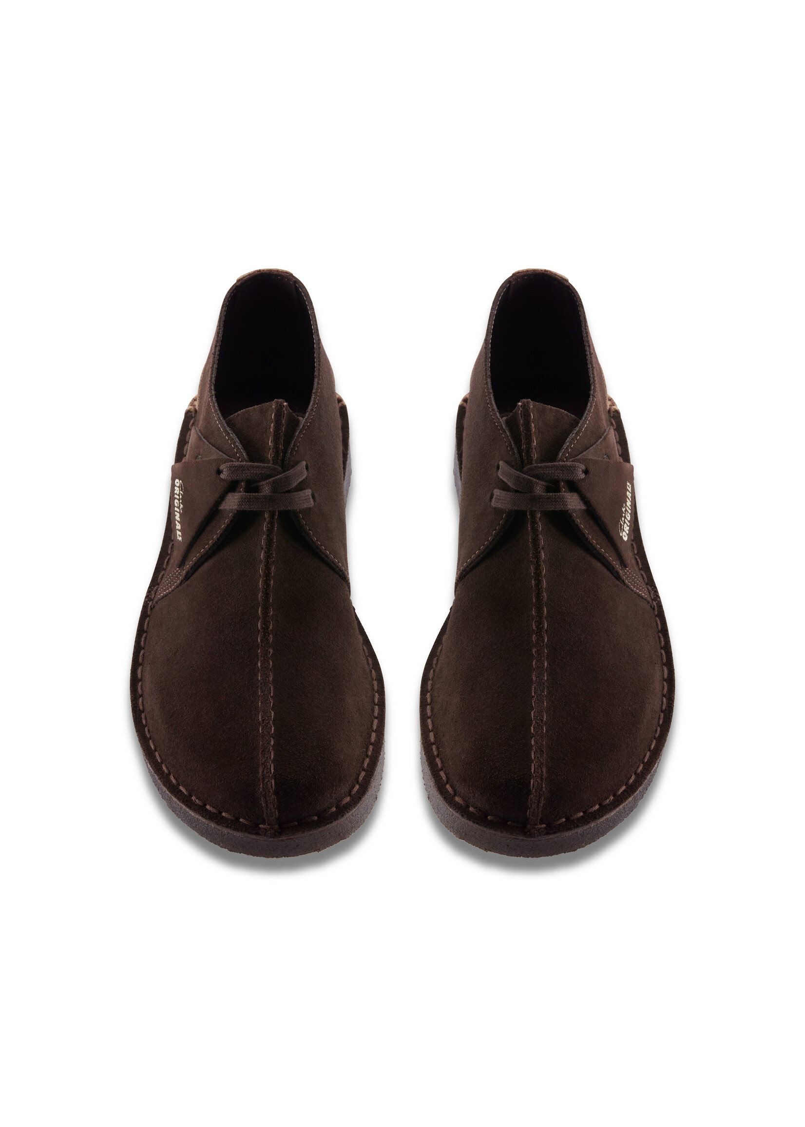 Clarks Mens Desert Trek Originals Dark Brown Suede 26178477