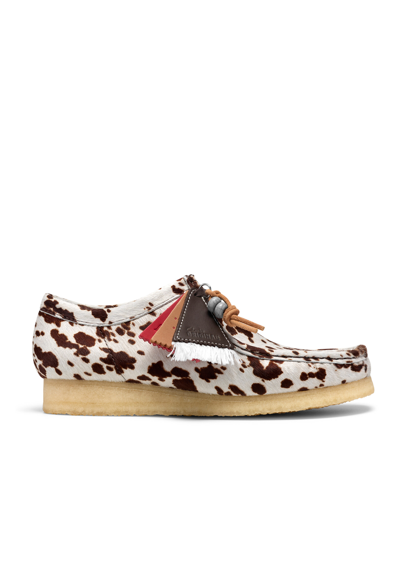 Clarks Originals Wallabee Boot – Brown Cow Print (Blanch Yu Collab) – SKU 26327520
