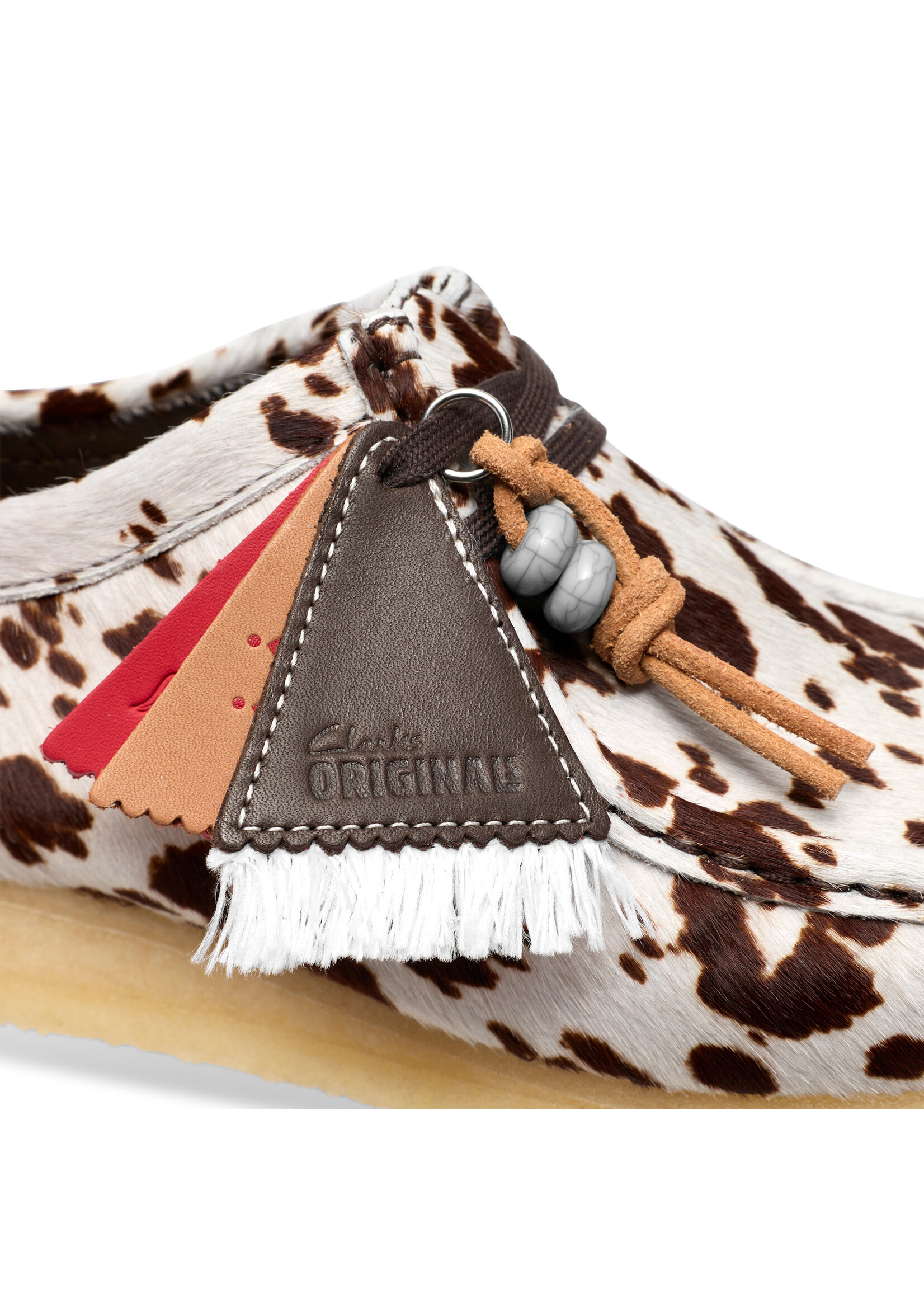 Clarks Originals Wallabee Boot – Brown Cow Print (Blanch Yu Collab) – SKU 26327520