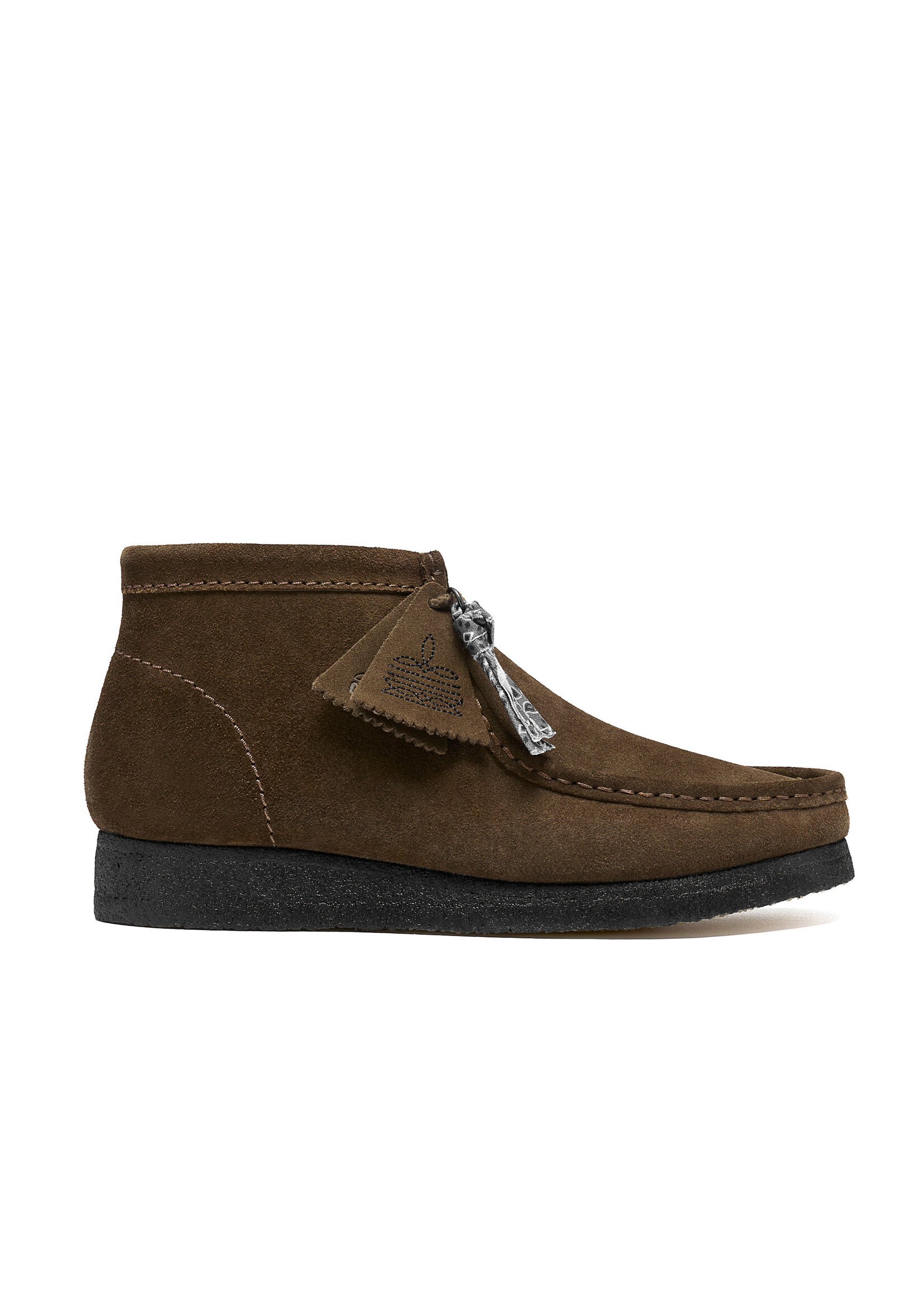 Clarks Originals Wallabee Boot – Dark Olive Suede – SKU 26327622