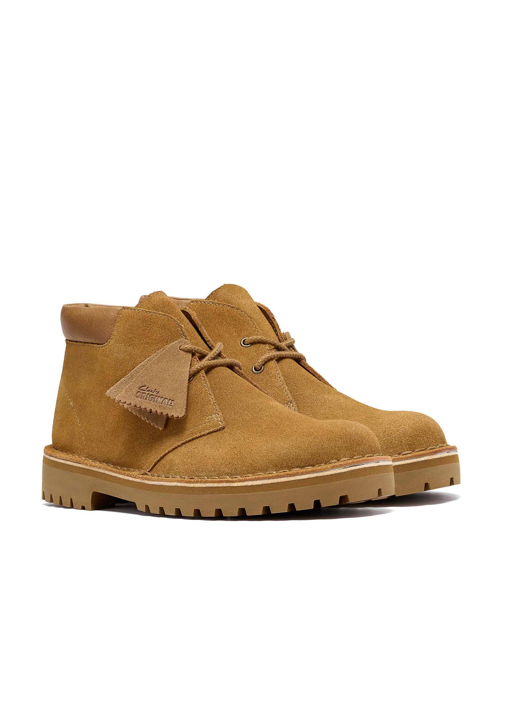 Clarks Originals Desert 2456 Rock Boot – Light Tan Suede (Brown) – SKU 26327989