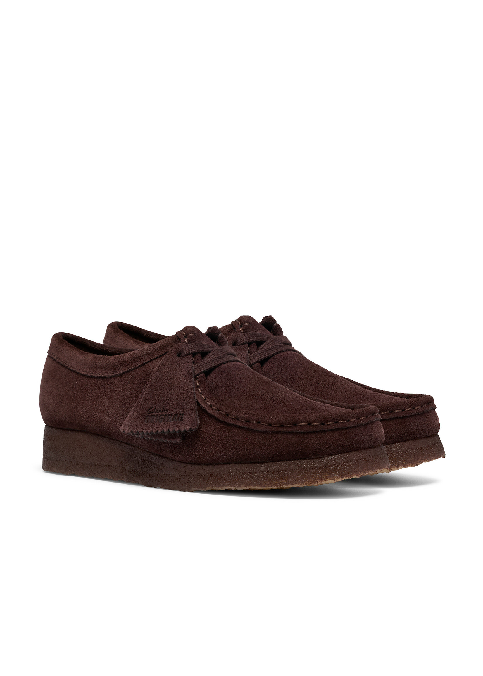 Clarks Originals Wallabee Boot – Chocolate Suede Brown  (Women's) – SKU 26329835