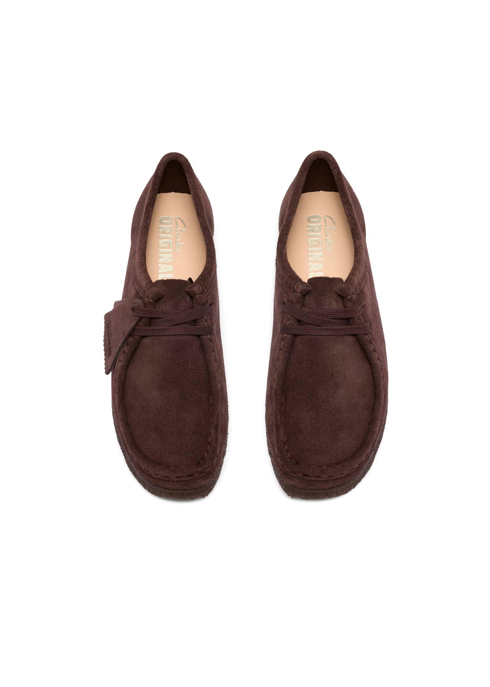 Clarks Originals Wallabee Boot – Chocolate Suede Brown  (Women's) – SKU 26329835