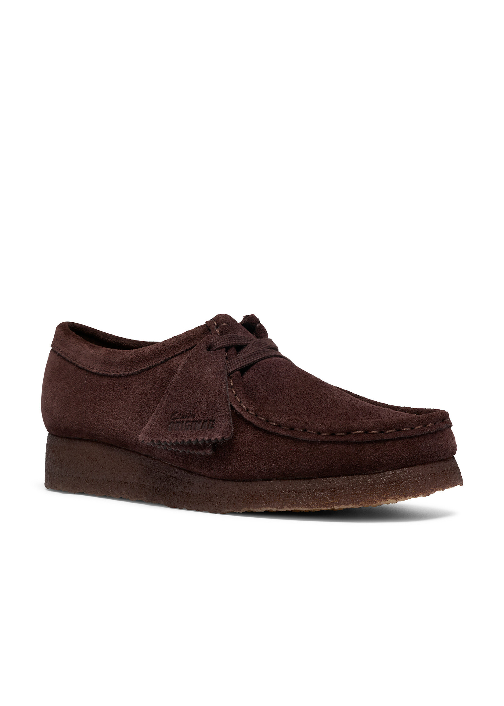 Clarks Originals Wallabee Boot – Chocolate Suede Brown  (Women's) – SKU 26329835