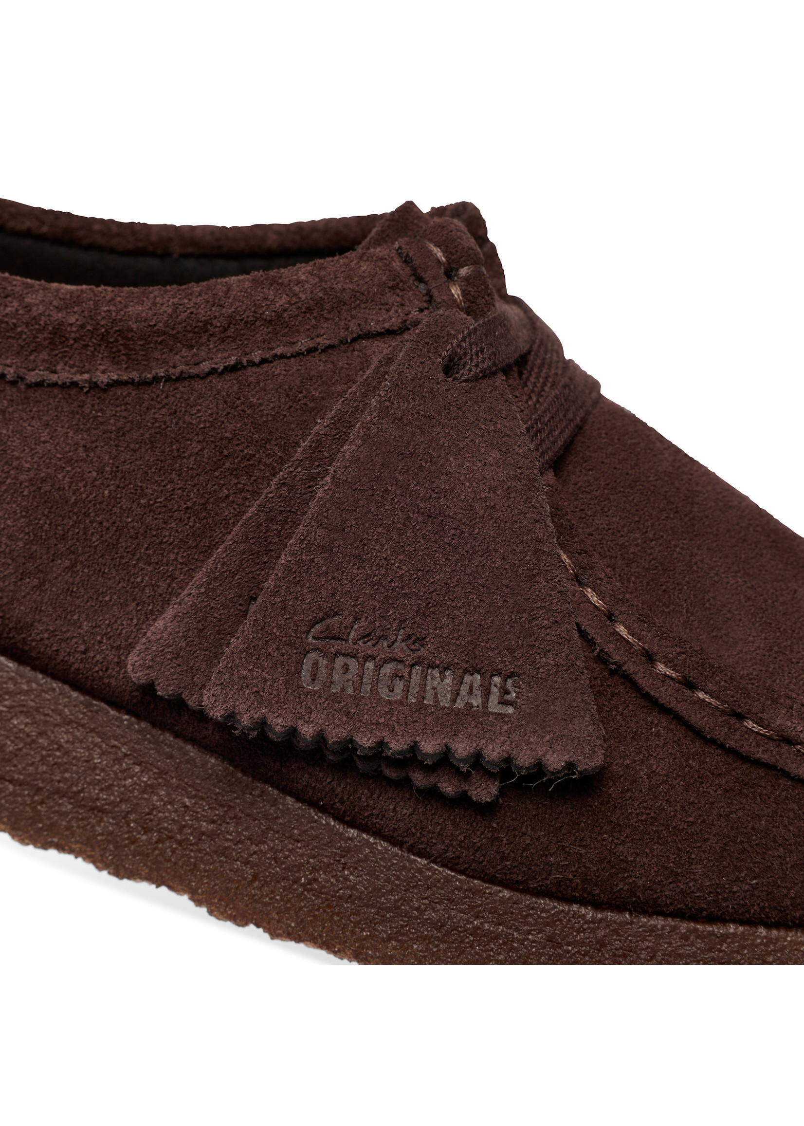 Clarks Originals Wallabee Boot – Chocolate Suede Brown  (Women's) – SKU 26329835