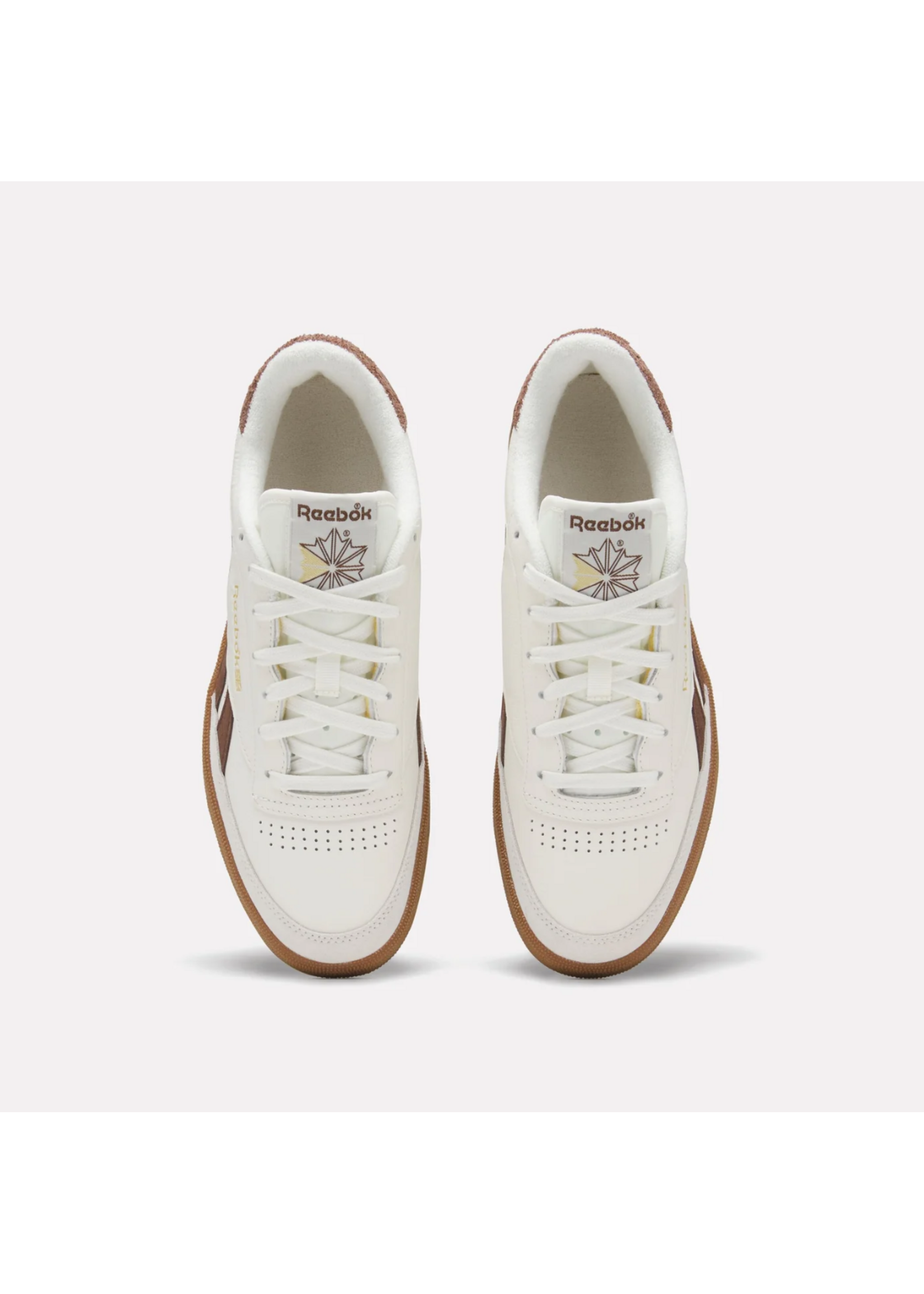 Reebok Men's club c revenge vintage shoes chalk/formalbrown/gum 100278993