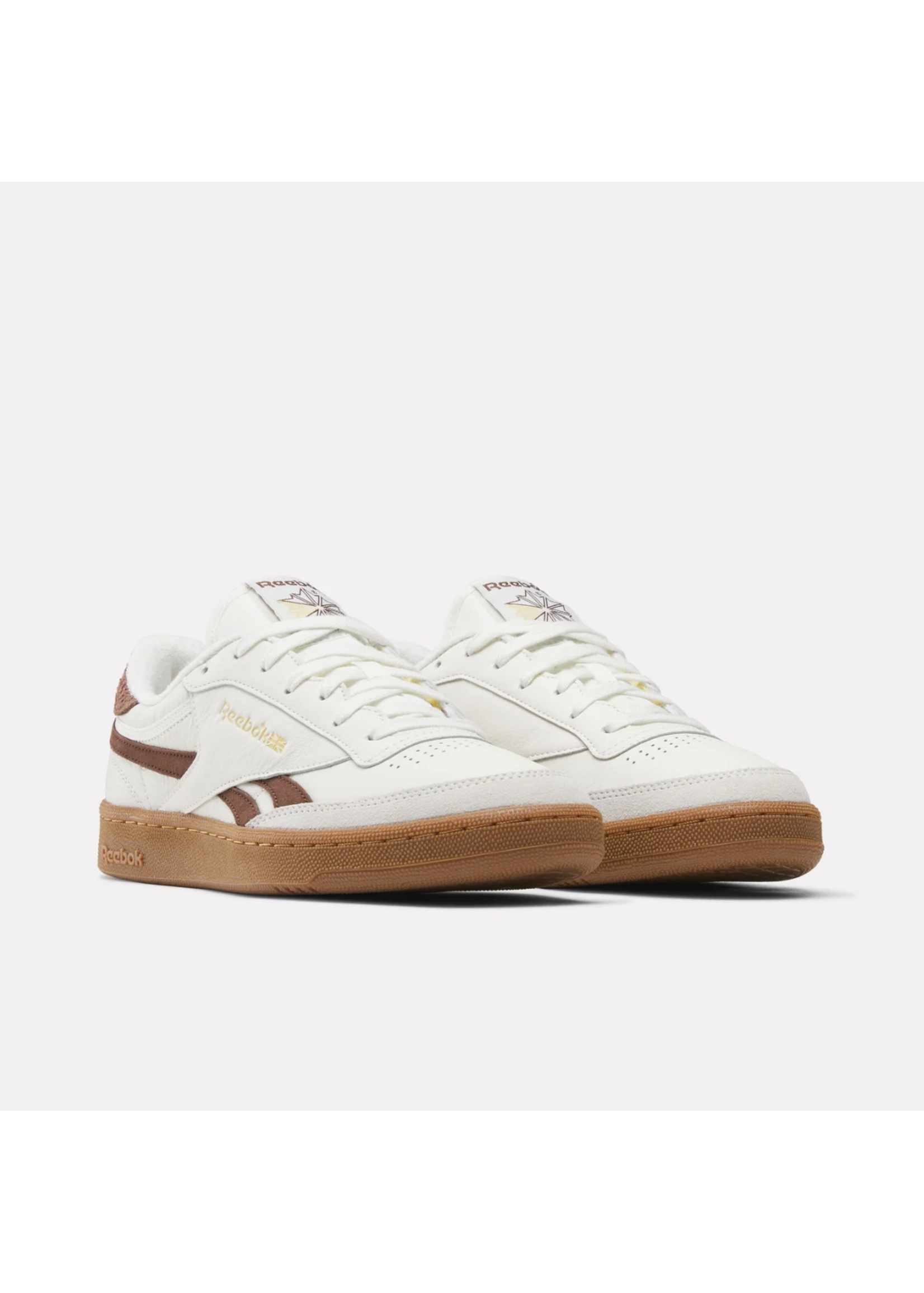 Reebok Men's club c revenge vintage shoes chalk/formalbrown/gum 100278993
