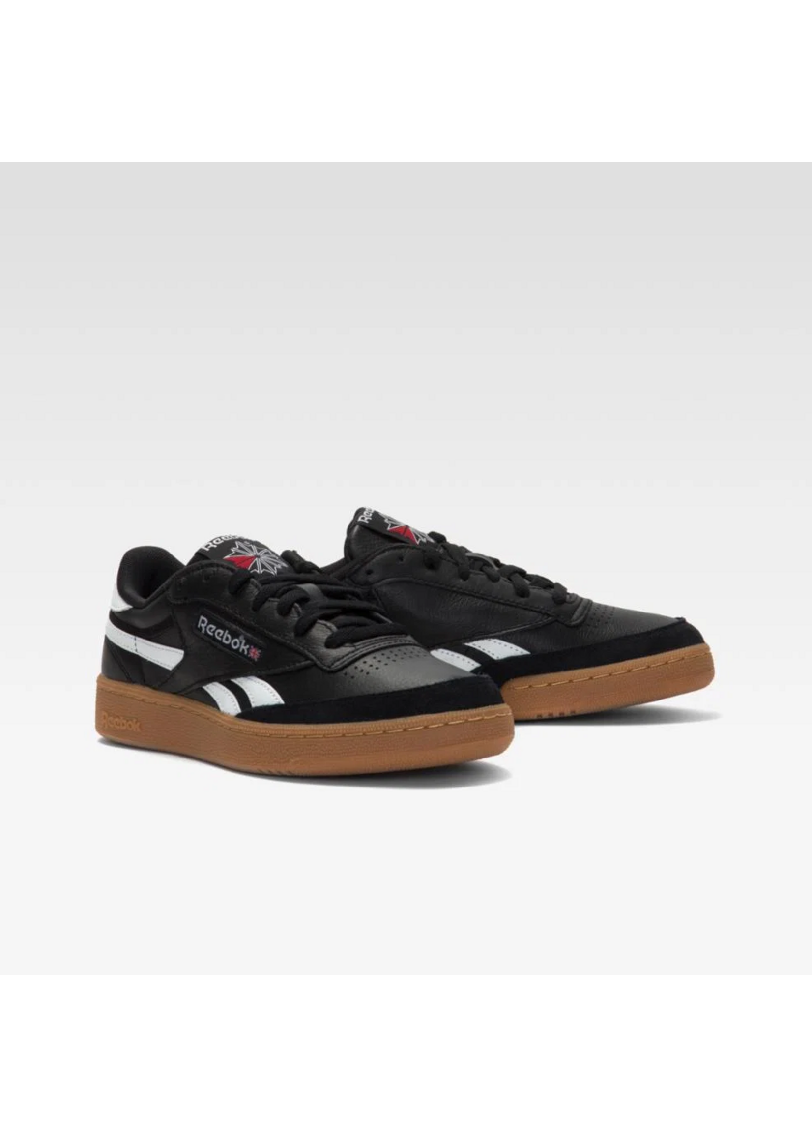 Reebok Men's club c revenge vintage shoes black/white/gum 100202317