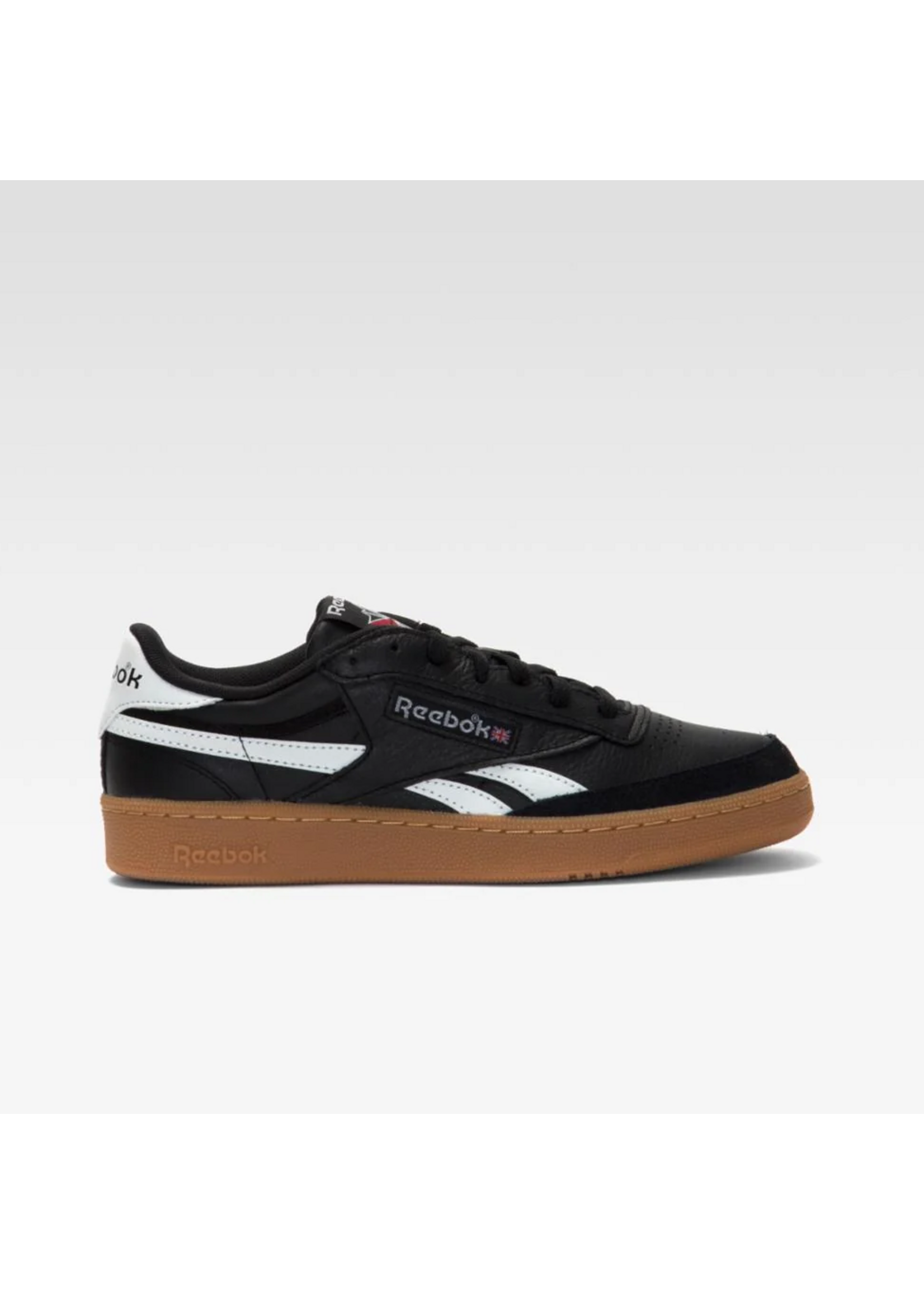 Reebok Men's club c revenge vintage shoes black/white/gum 100202317