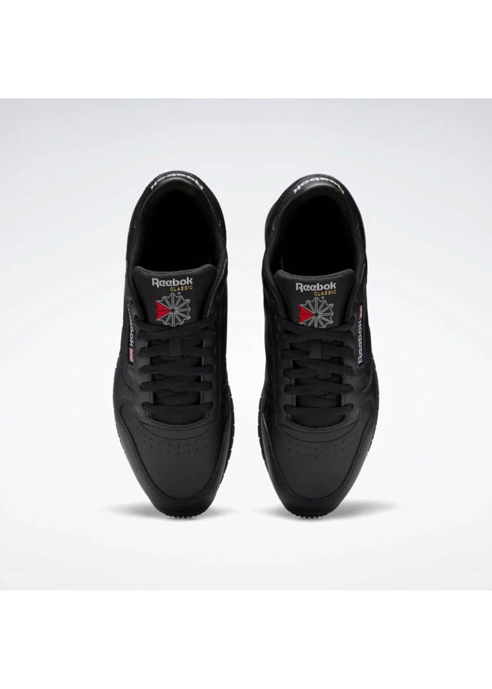 Reebok Men's British flag Classic Leather - Full Black | Unisex | 100008494 C Black/Black/PuGr