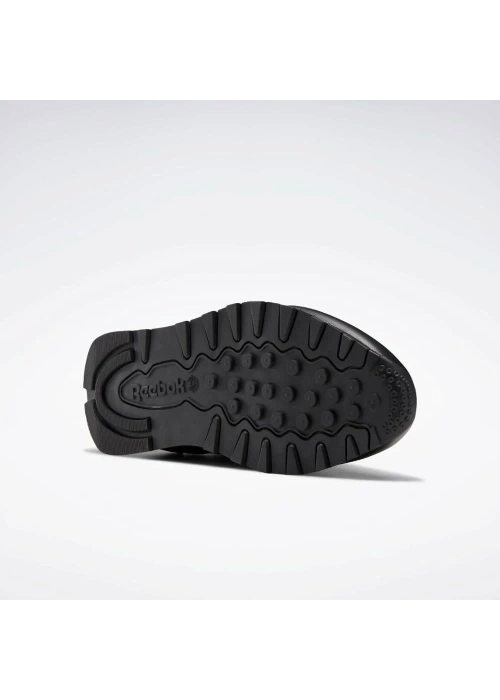 Reebok Men's British flag Classic Leather - Full Black | Unisex | 100008494 C Black/Black/PuGr