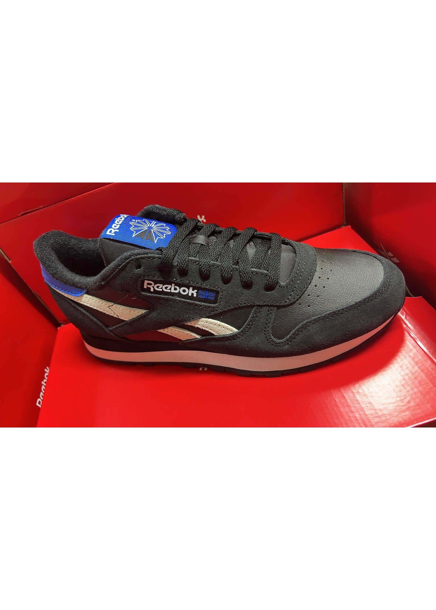 Reebok Men's British flag Classic Leather - Black/Black/White | Unisex | 100209514