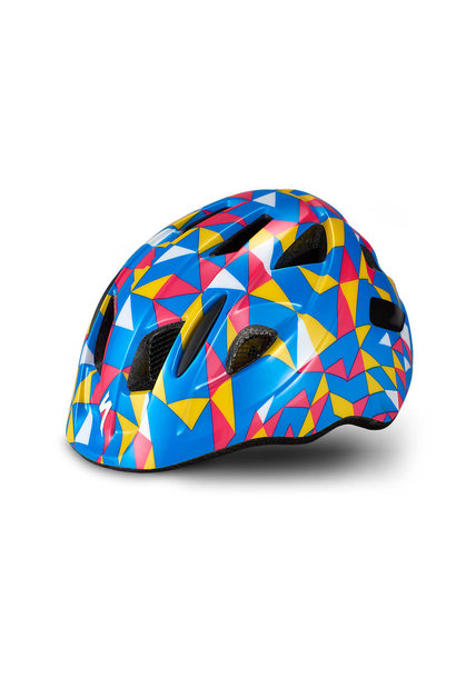 Mio Blue Yellow Geo Helmet Toddler