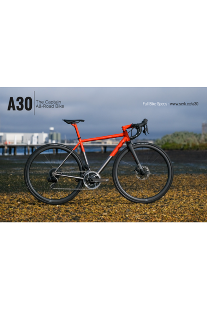 Serk A30 "The Captain" Road Disc Frame set BTO (built-to-order)