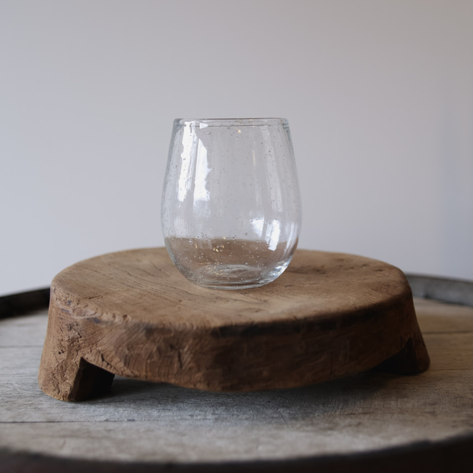 STEMLESS BUBBLE GLASS TUMBLER