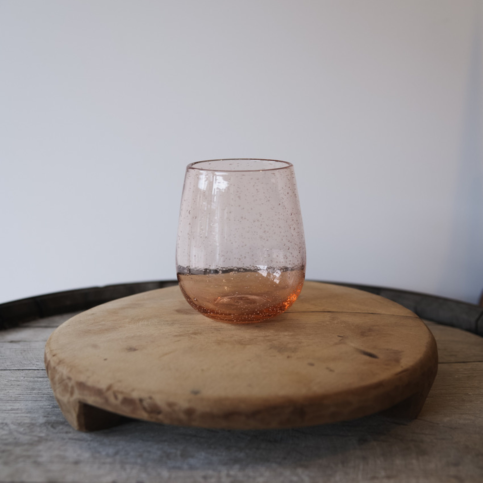 STEMLESS BUBBLE GLASS TUMBLER