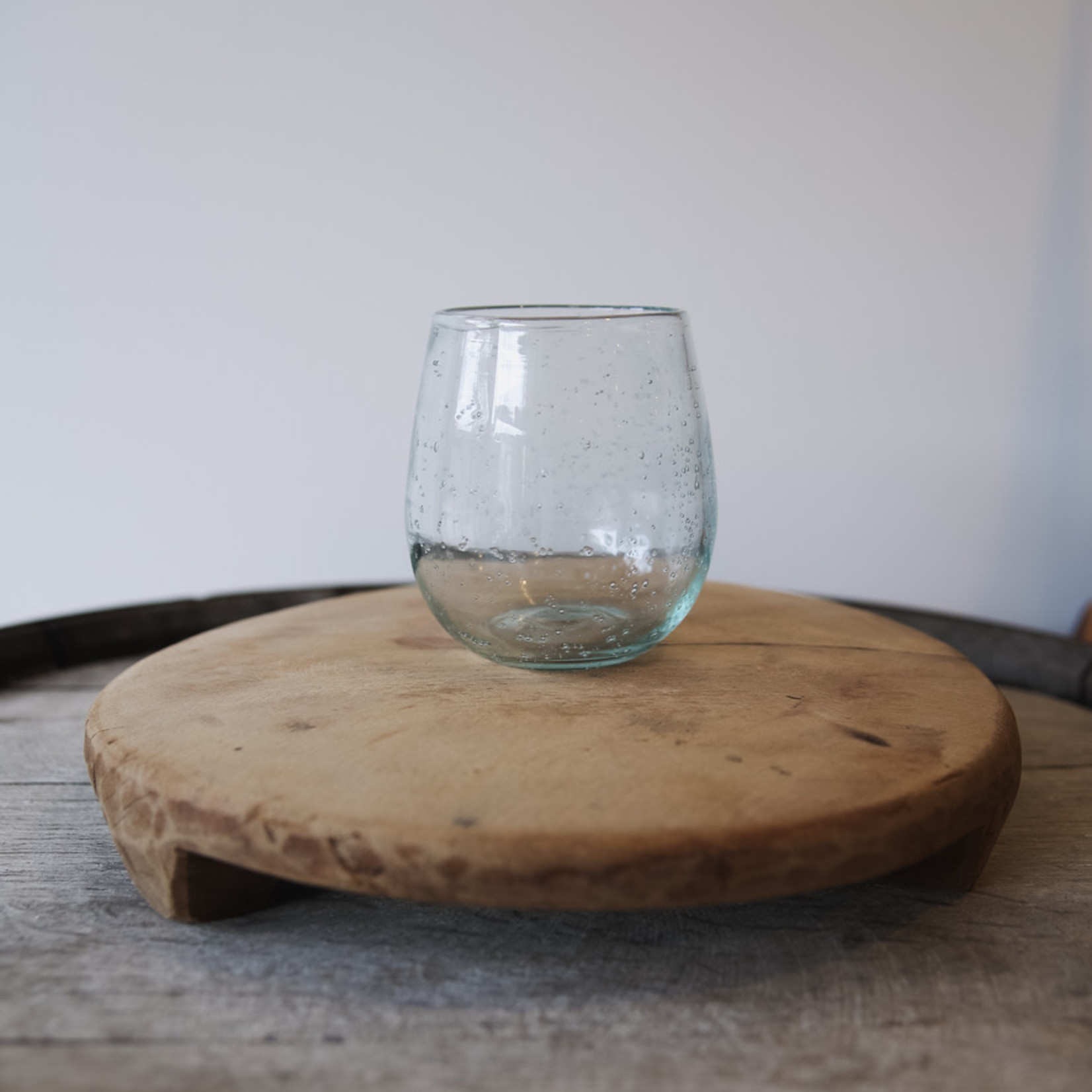 STEMLESS BUBBLE GLASS TUMBLER