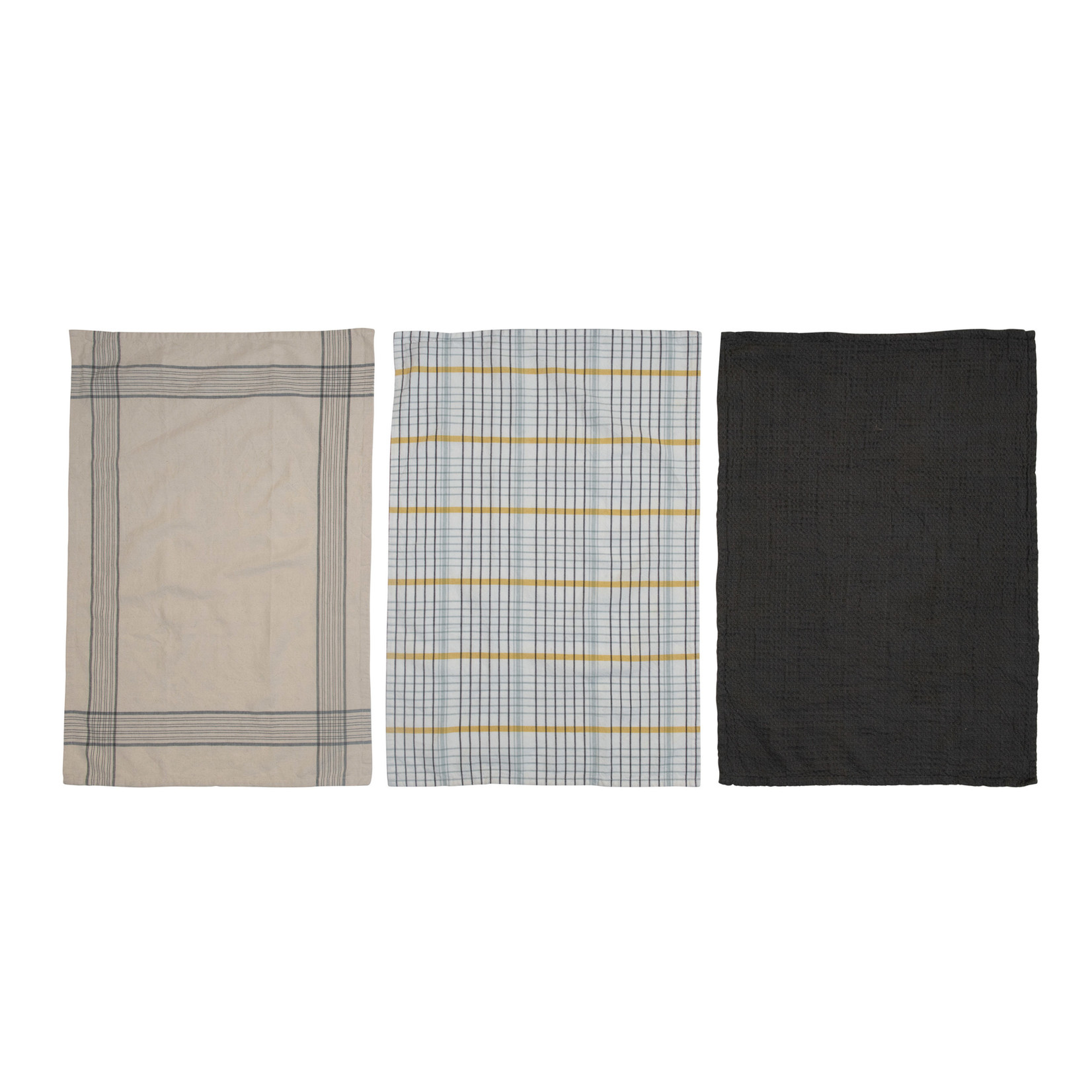 COTTEN TEA TOWELS - SET OF 3