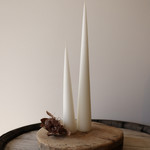 ELDERFLOWER WHITE CONE CANDLE