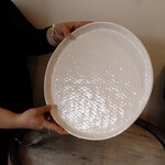 BASKETWEAVE ROUND PLATTER