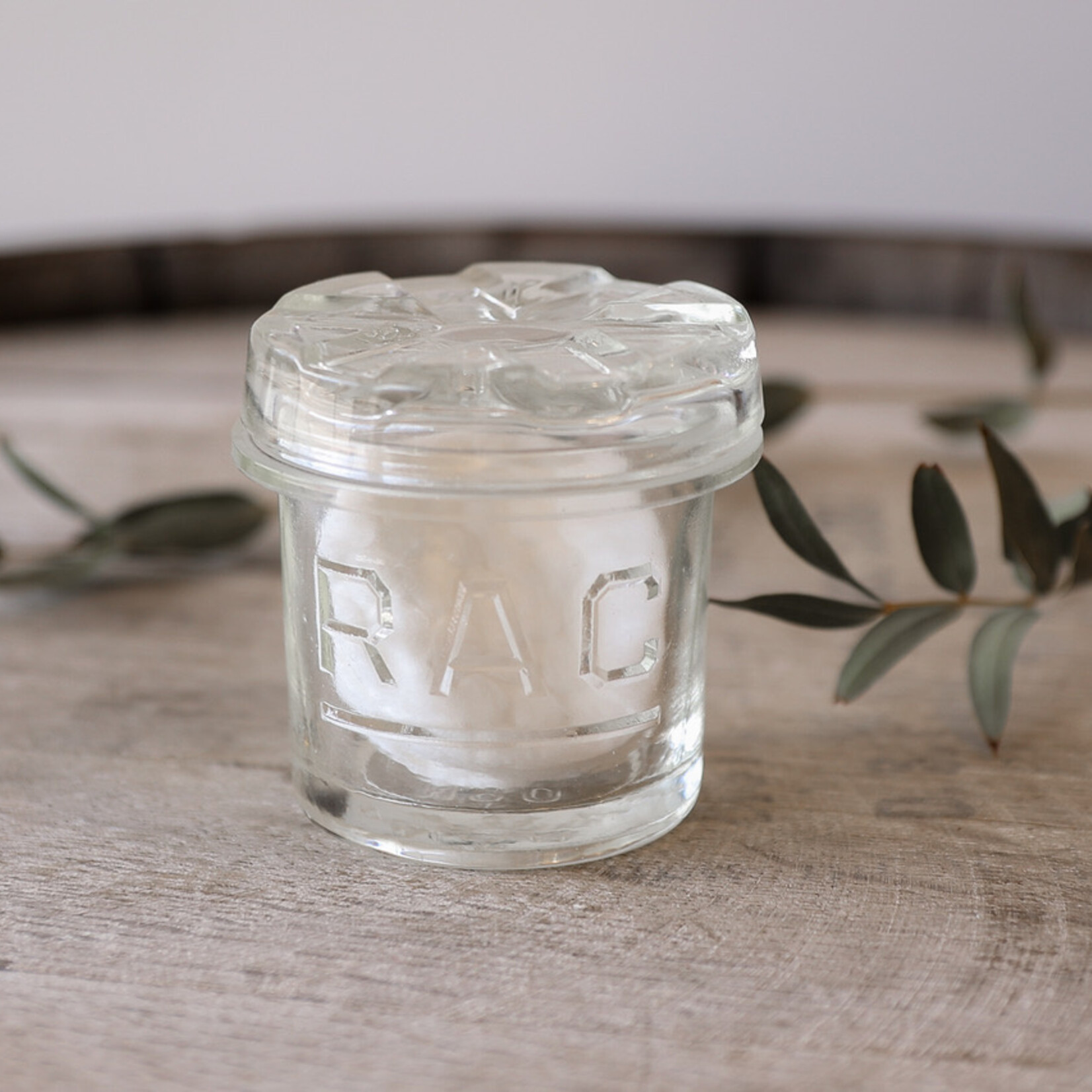 PROVENCE GLASS LIDDED MEDICINE JAR