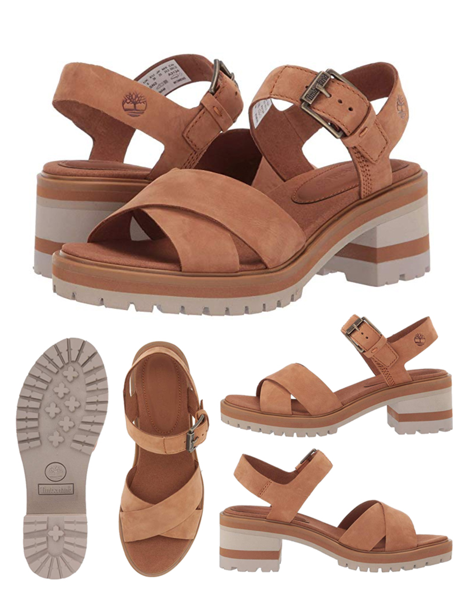timberland leather sandals