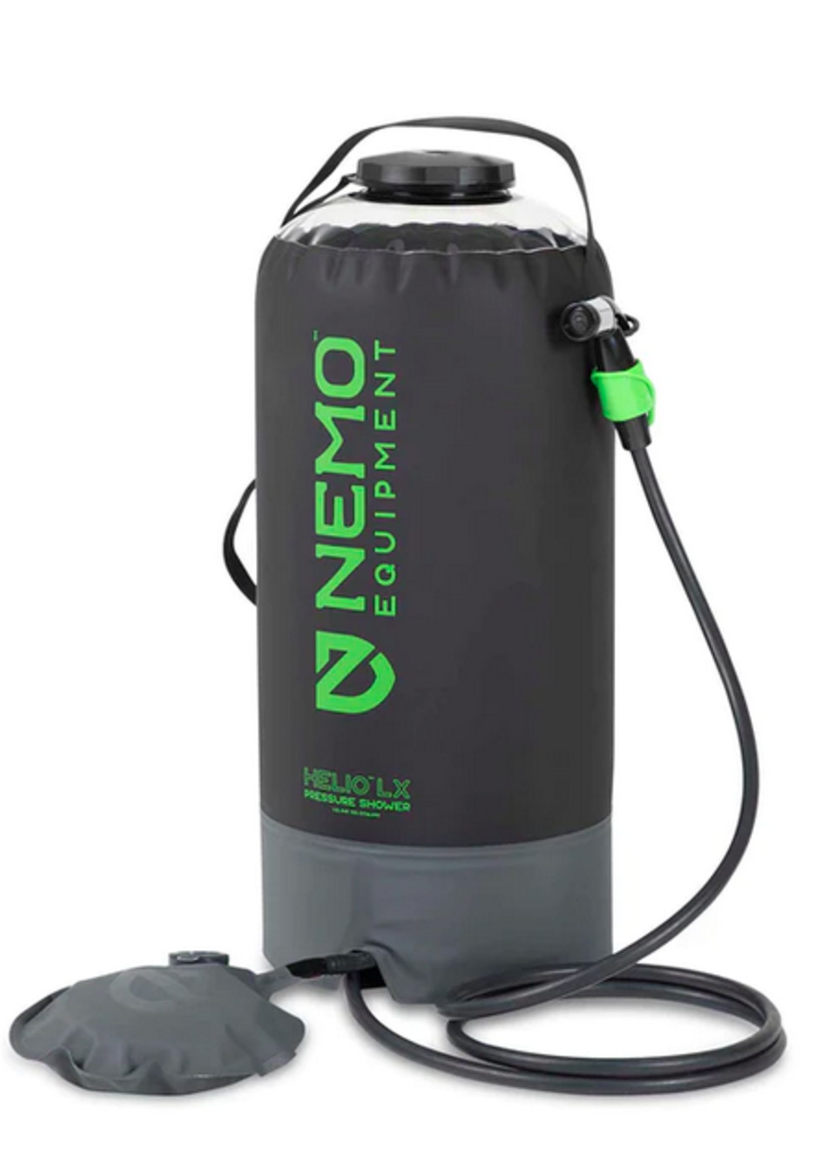 Nemo Equipment Helio LX Pressure Shower (Blk/Green)