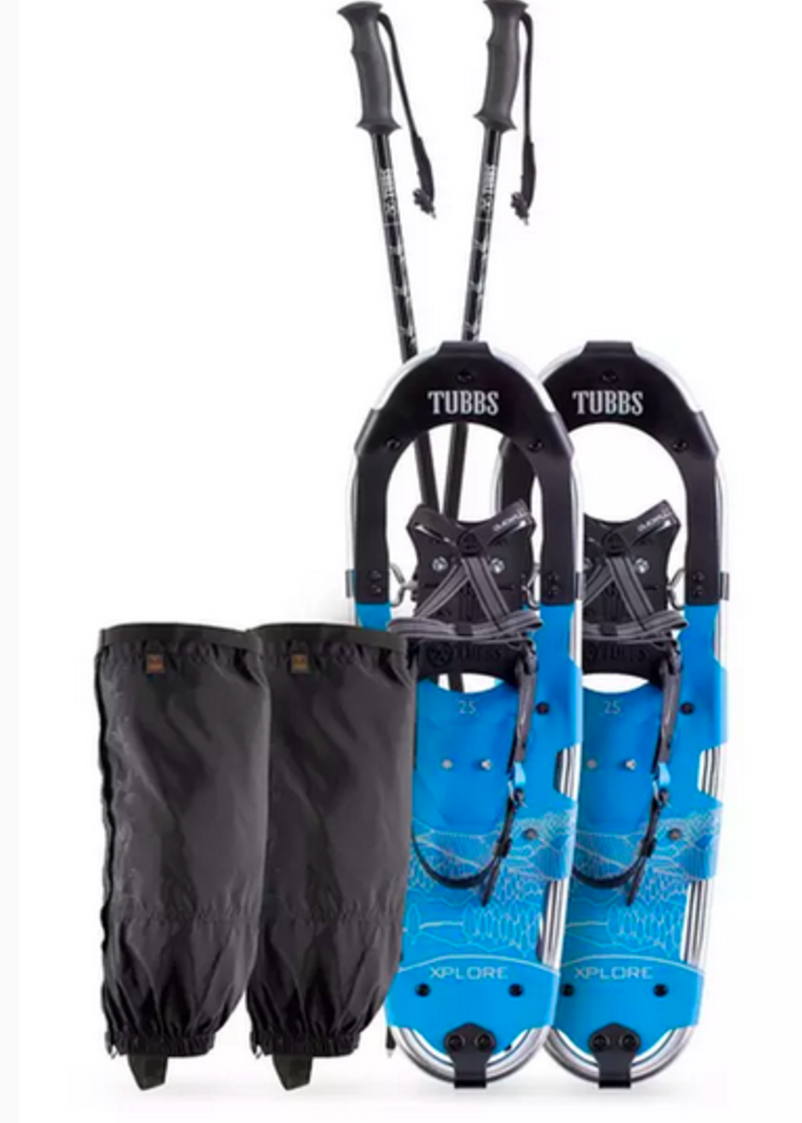 Tubbs Xplore Kit (Snowshoes, Poles, Gaiters)