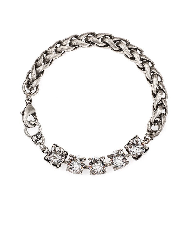 FRENCH KANDE Silver Chevel Bracelet