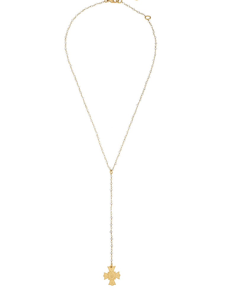 FRENCH KANDE Immaculate Pendant w/Micro Pearls (Gold)