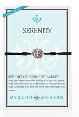 My Saint My Hero Serenity Blessing Bracelet (Gld/Blk)