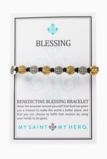 My Saint My Hero Blessing Bracelet 10 Medal  (Mixed-Tan)