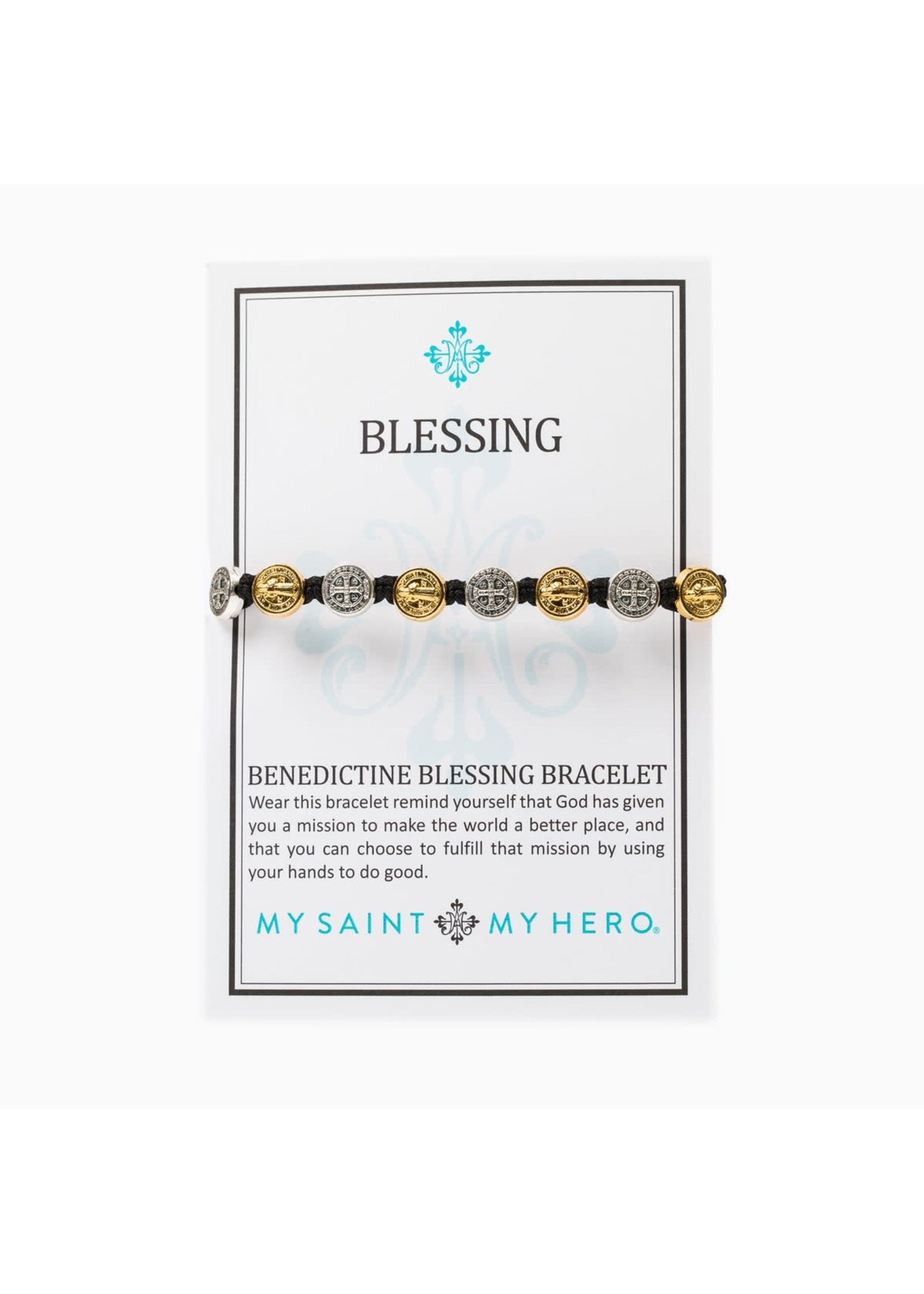 My Saint My Hero Blessing Bracelet 10 Medal  (Mixed-Tan)