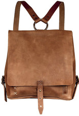 Embrazio Revival Small Leather Backpack (Cognac)