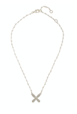 FRENCH KANDE French Kiss Pendant w/Micro Pearls (Silver)